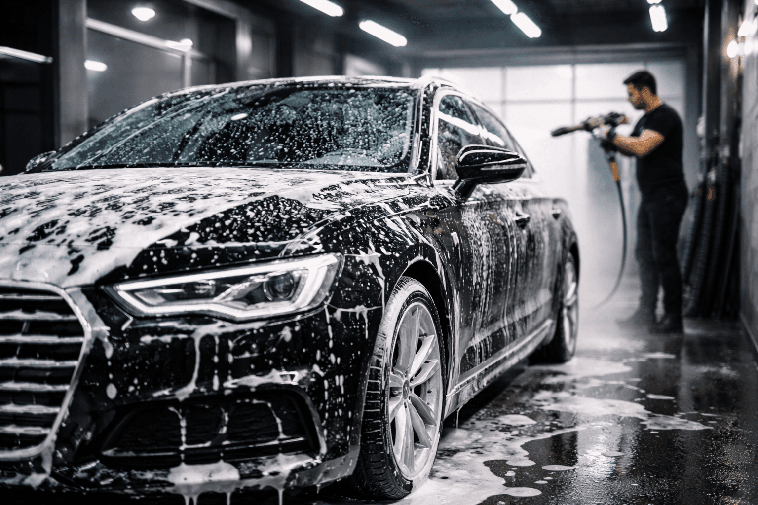 Car detailing background